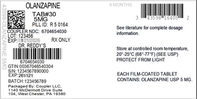 Label (43598 164 05 Olanzapine 5mg 67046 540 30)